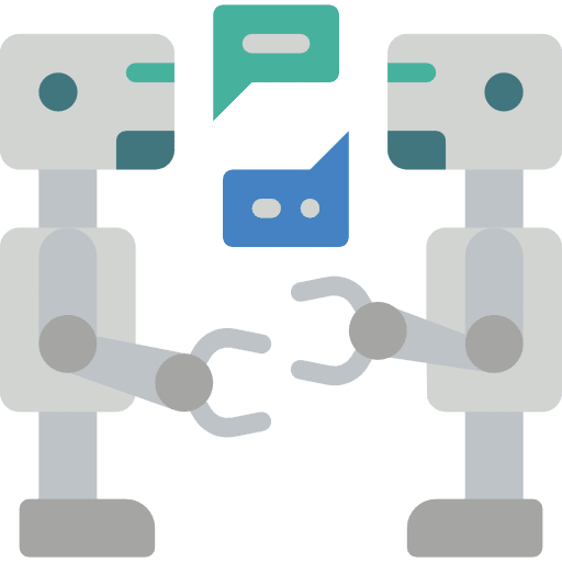 Robots robots communication baby toy icon