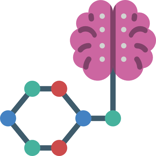 Artificial intelligence science fiction education robotics icon