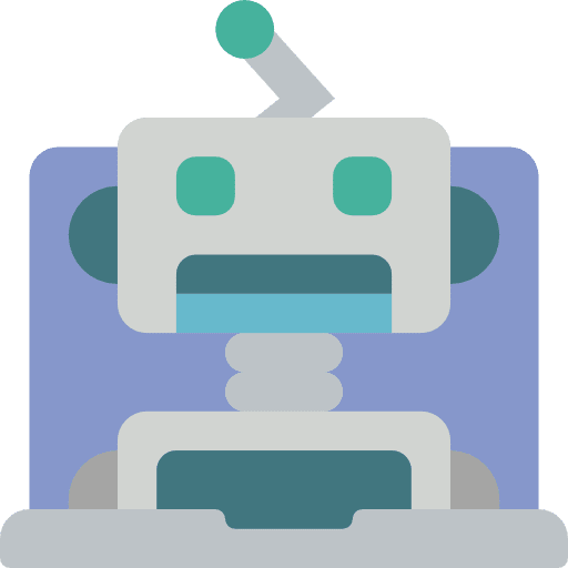 Robot robot technology head icon