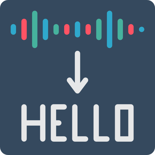 Speech business and finance record electronics icon