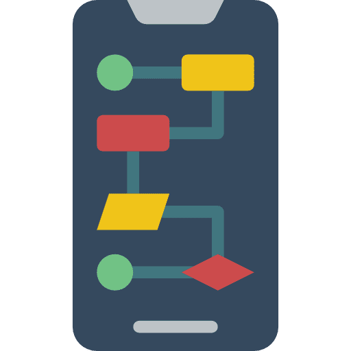 Algorithm programmation algorithm communications icon