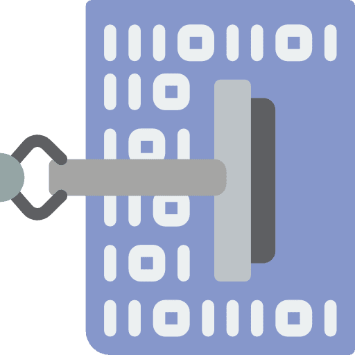 Binary code code symbols electronics icon