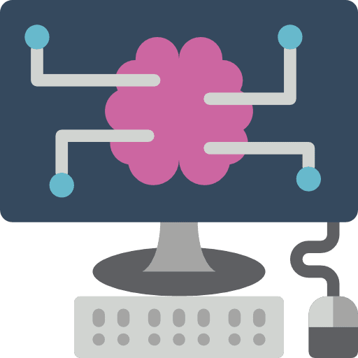 Computer computer brain engineering icon
