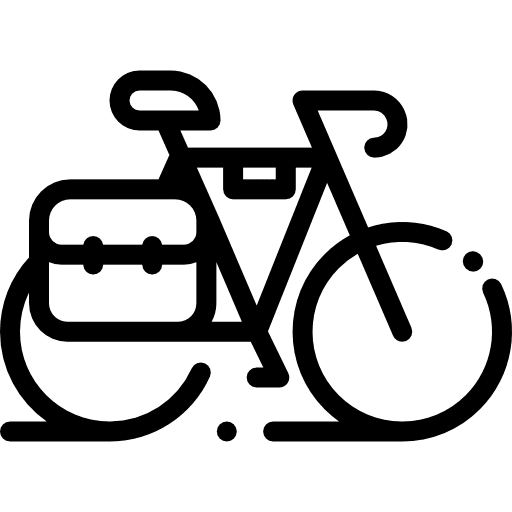 Bicycle sports and competition sports cycling icon