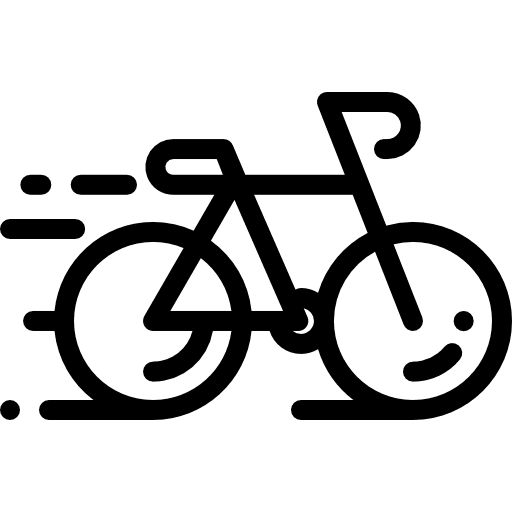 Bicycle transport bike sports and competition icon