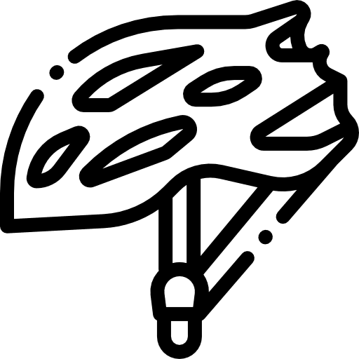 Helmet sports and competition cycling sports icon