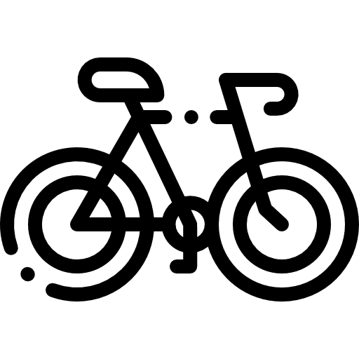 Bicycle sport exercise cycling icon