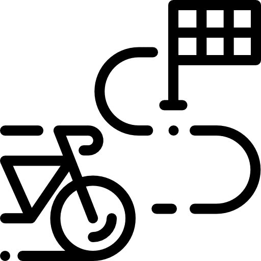 Racing ecology and environment bike sport icon