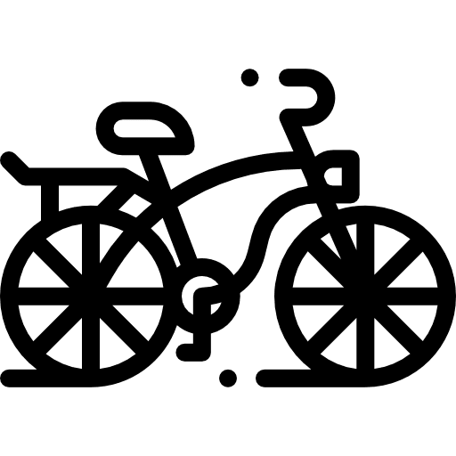 Bicycle vehicle sport bike icon