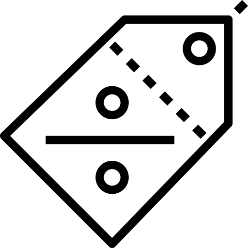 Discount tag shopping store discount icon