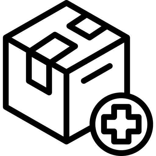 Package delivery shipping and delivery packaging icon