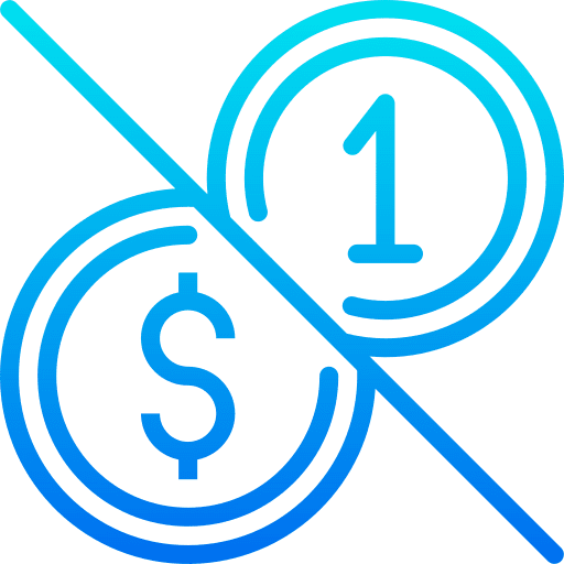 Comparison dollar symbol business and finance settings icon