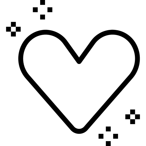 Heart shapes lover valentines day icon