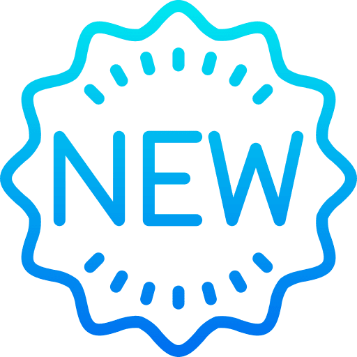 New badge sticker shapes and symbols icon