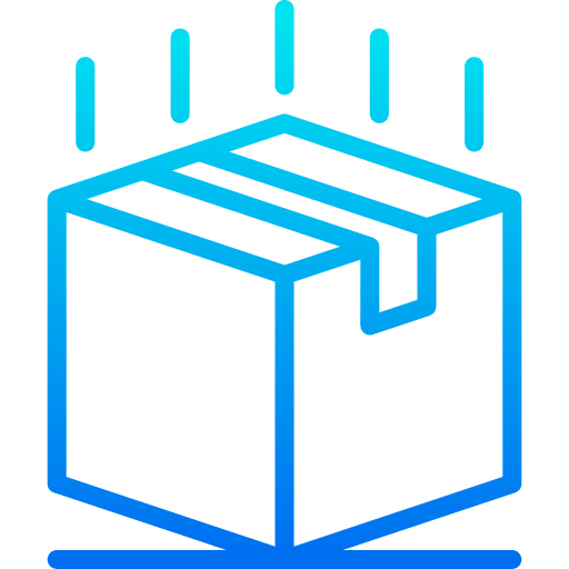 Fragile package shipping and delivery delivery icon