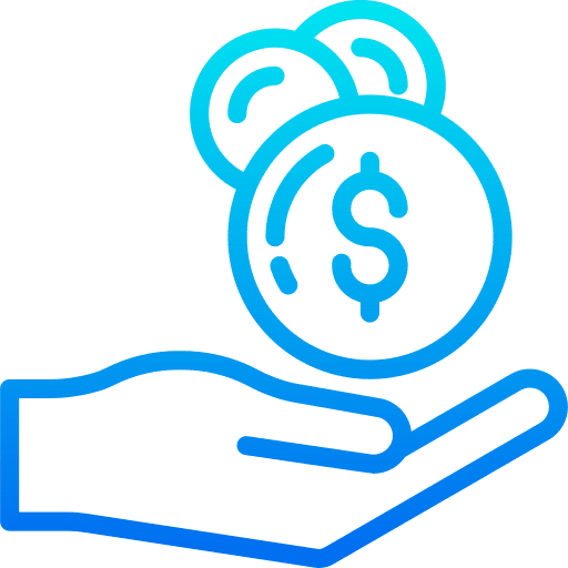 Payment hands and gestures dollar symbol hand icon