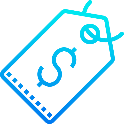 Price label shopping business and finance icon