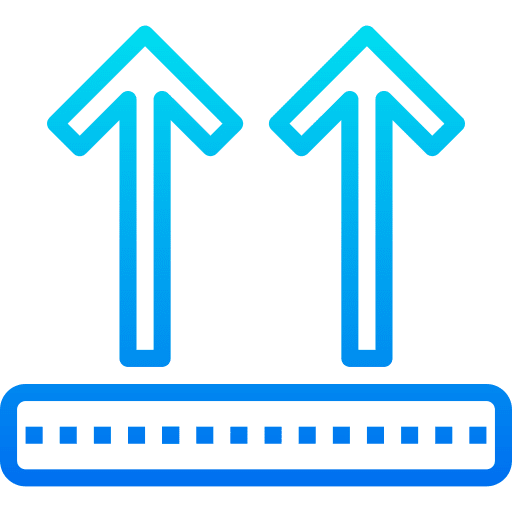 Up arrow upload arrows control icon