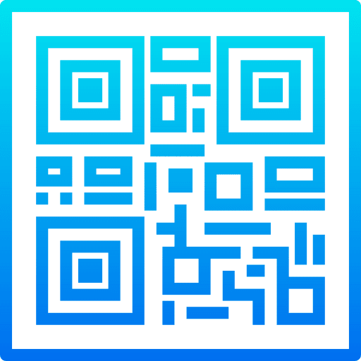 Qr code qr code shapes and symbols technology icon