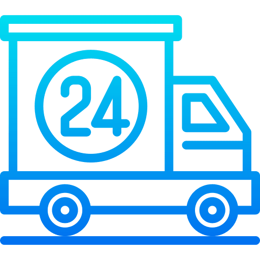Shipping truck cargo truck transportation shipping and delivery icon
