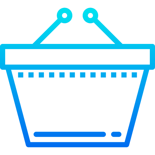 Shopping basket container shop shopping basket icon