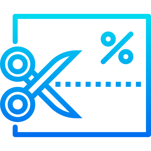 Coupon voucher commerce and shopping currency icon