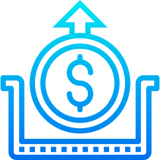 Money commerce and shopping dollars commerce icon