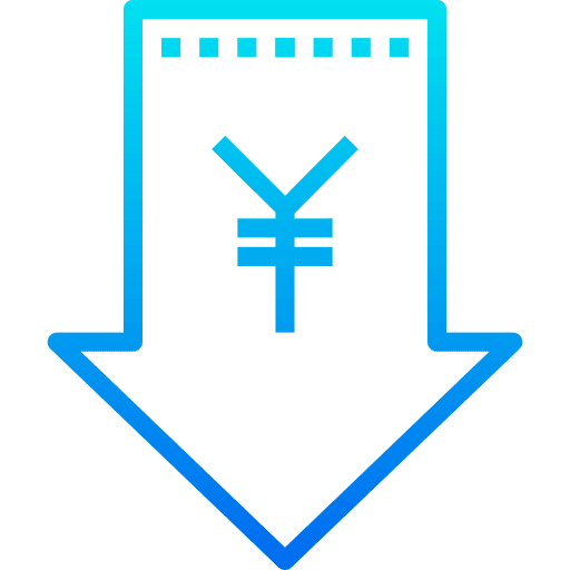 Low price arrows yens low price icon