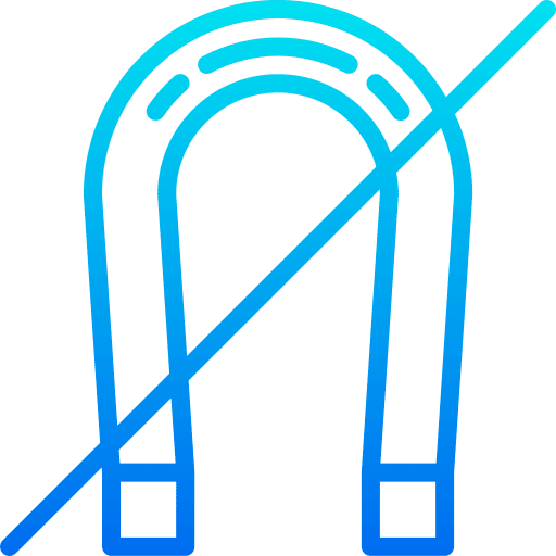 Magnetic magnet magnetism filled icon