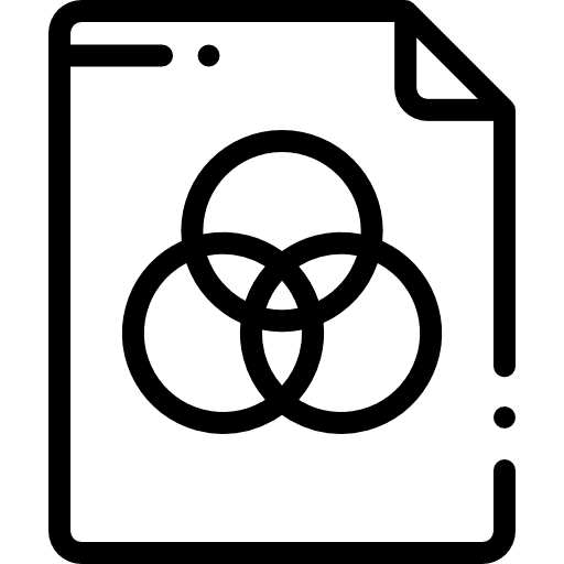 Printing test print products document technology icon