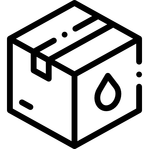 Package cardboard box delivery icon