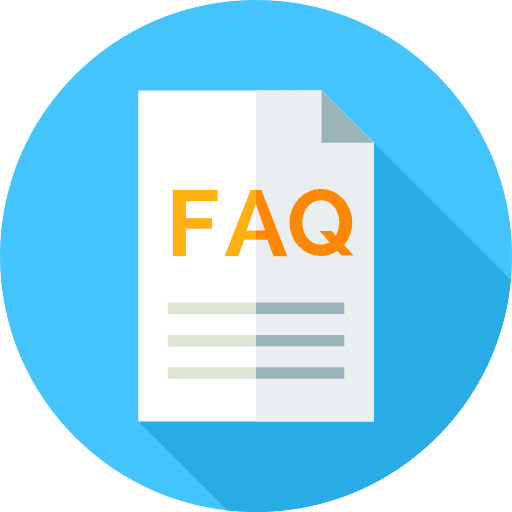 Faq files asked questionnaire icon