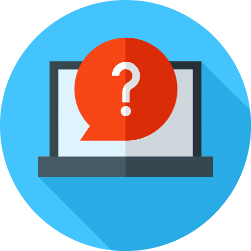Question chat bubble question communications icon