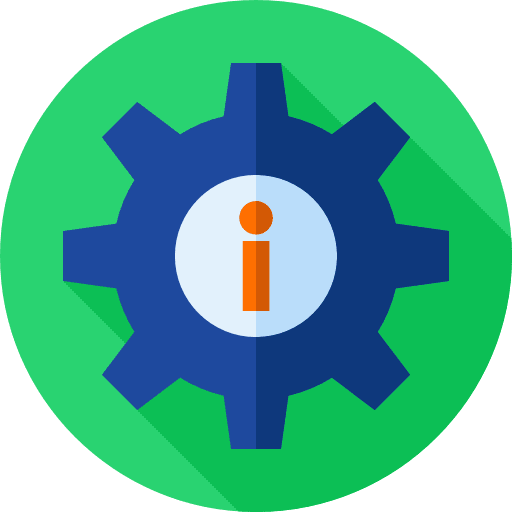 Technical support information support help icon