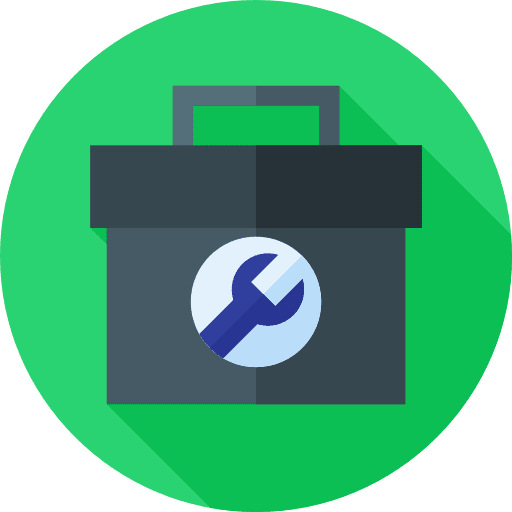 Toolbox wrench construction construction and tools icon