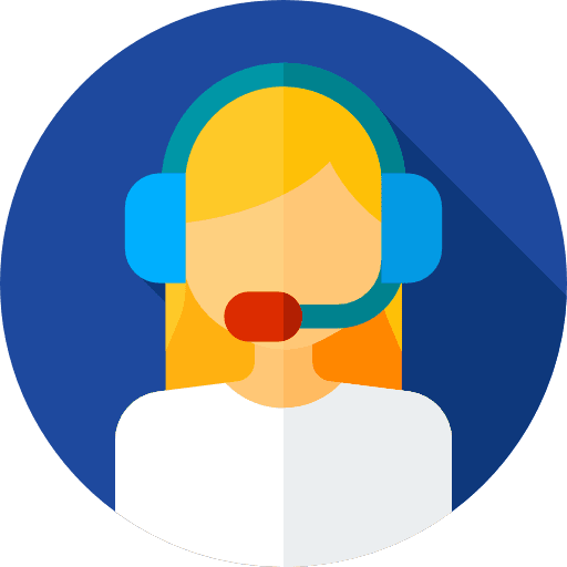 Customer professions and jobs microphone headphones icon