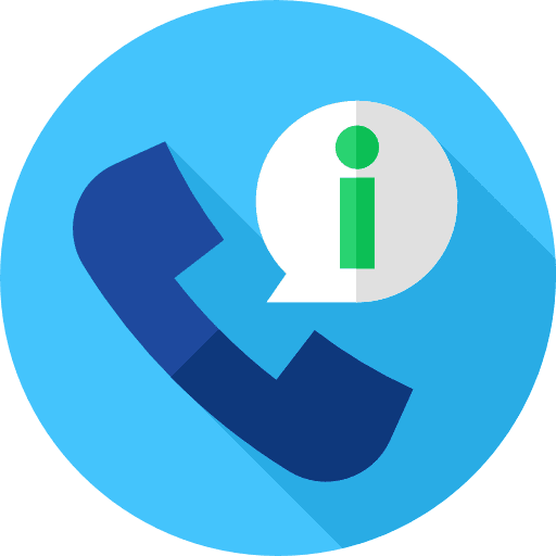Info commerce and shopping support services signaling icon