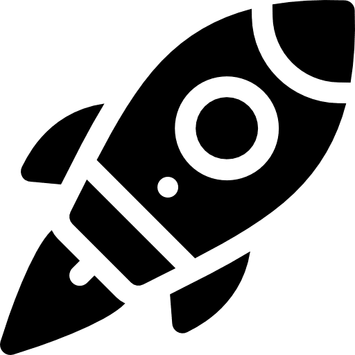 Launch transport transportation rocket ship icon