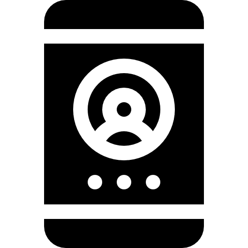 Mobile app mobile app mobile phone social icon