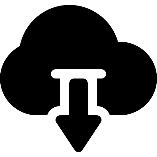 Download data information storage icon