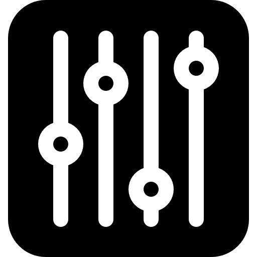 Settings adjustment adjust interface icon