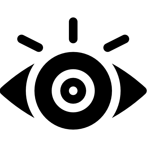 View vision optical visibility icon