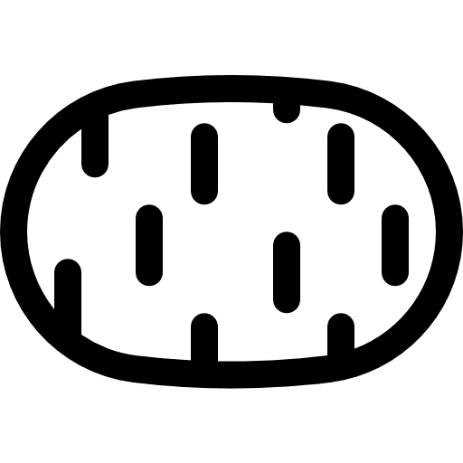 Potato potato food food and restaurant icon