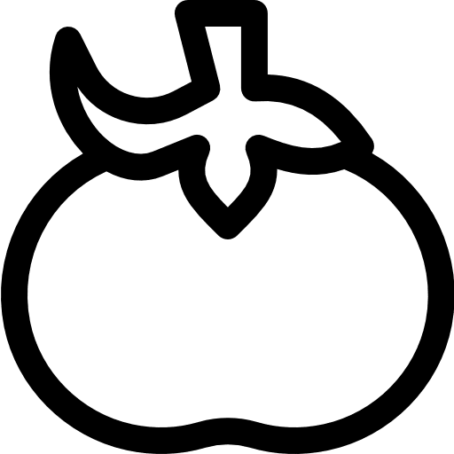 Tomato tomato food and restaurant healthy food icon