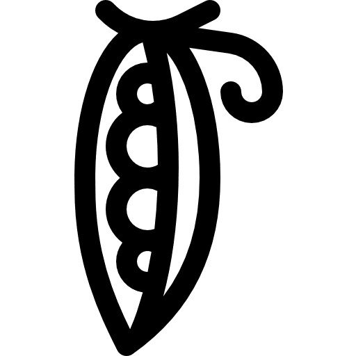 Peas nature food and restaurant organic icon