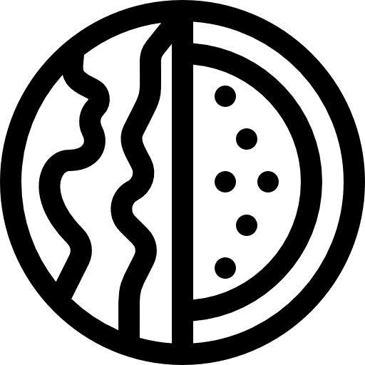 Watermelon organic vegetarian vegan icon