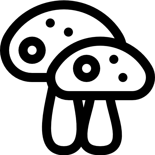 Mushroom cooking vegetable mushrooms icon