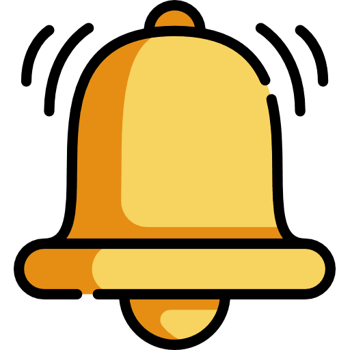 Bell ring miscellaneous musical instrument icon