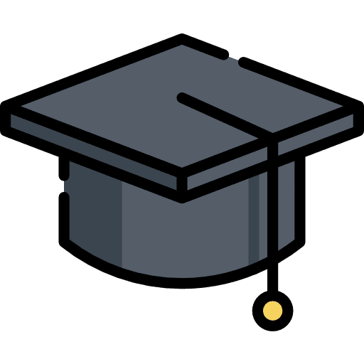 Cap hat tool graduation icon