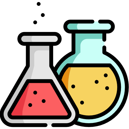 Chemistry test tube science flask icon